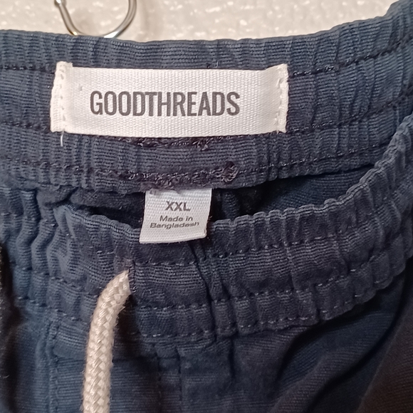 Goodthreads Men's Black Slim-Fit Pull-on Comfort Stretch Canvas Short Size XXL - Picture 9 of 10